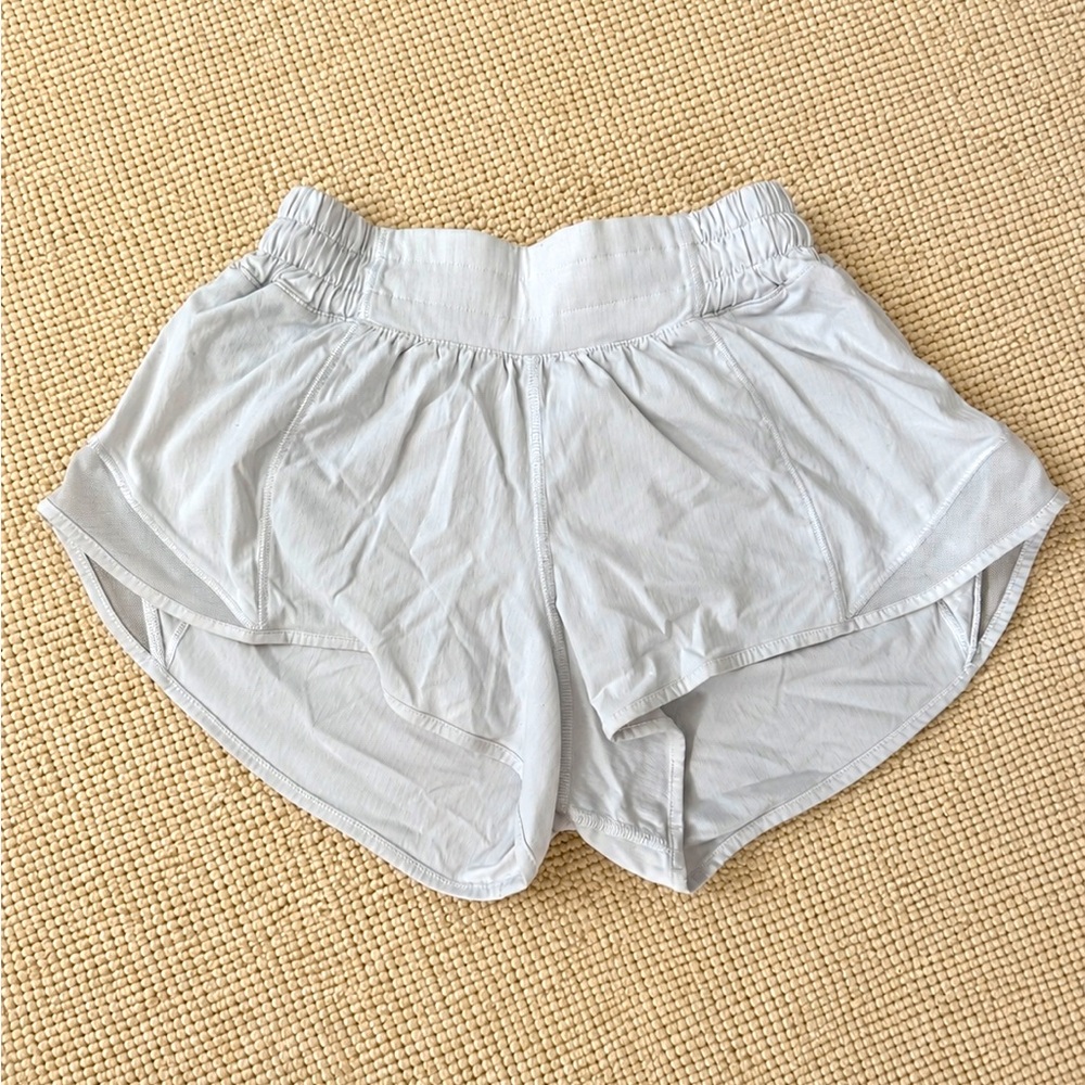 lululemon athletica Light Gray Athletic Shorts